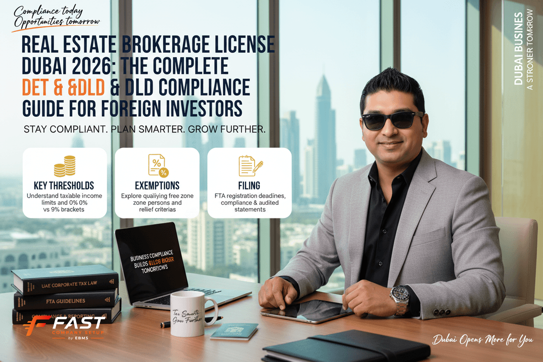 Real Estate Brokerage License Dubai RERA 2026: The Complete DET & DLD Compliance Guide for Foreign Investors
